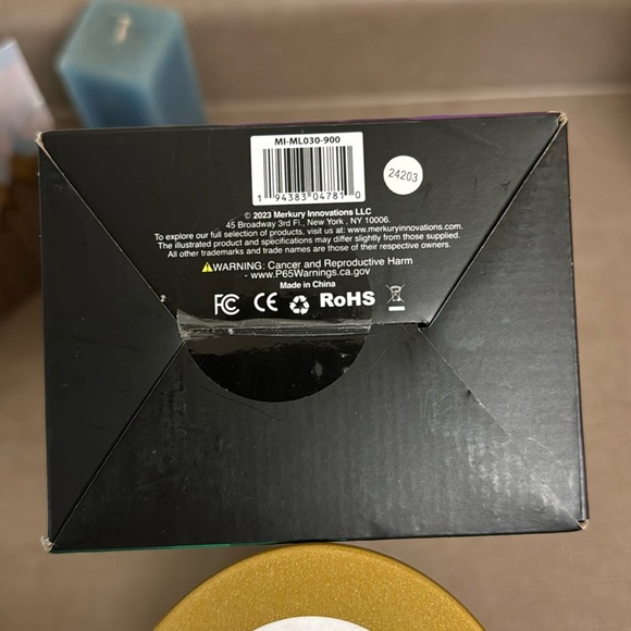 NIB, Metal LED Touch lamp with 8 different RGB colors, including color changing. - Picture 16 of 16